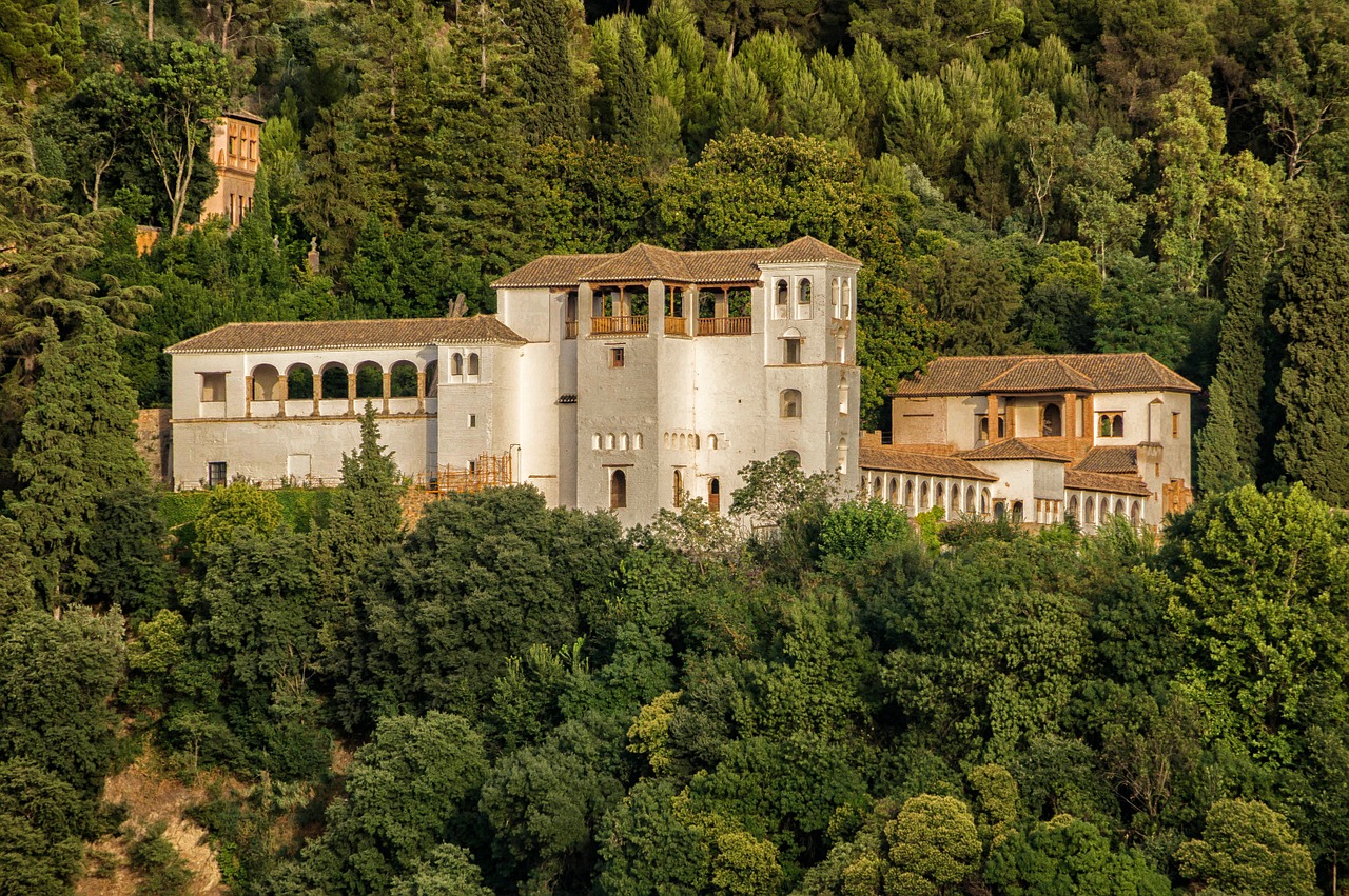 Granada, Ispanija, Bendrojo Gyvenimo Rūmai, Pastatai, Architektūra, Orientyras, Istorinis, Istorija, Paskirties Vietos, Miškas