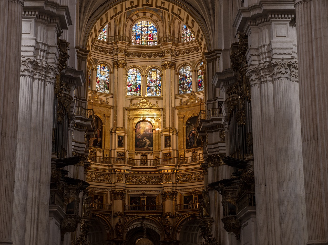 Granada, Altorius, Bažnyčia, Religija, Koplyčia, Šventykla, Katalikų, Architektūra, Auksas, Vaizdas