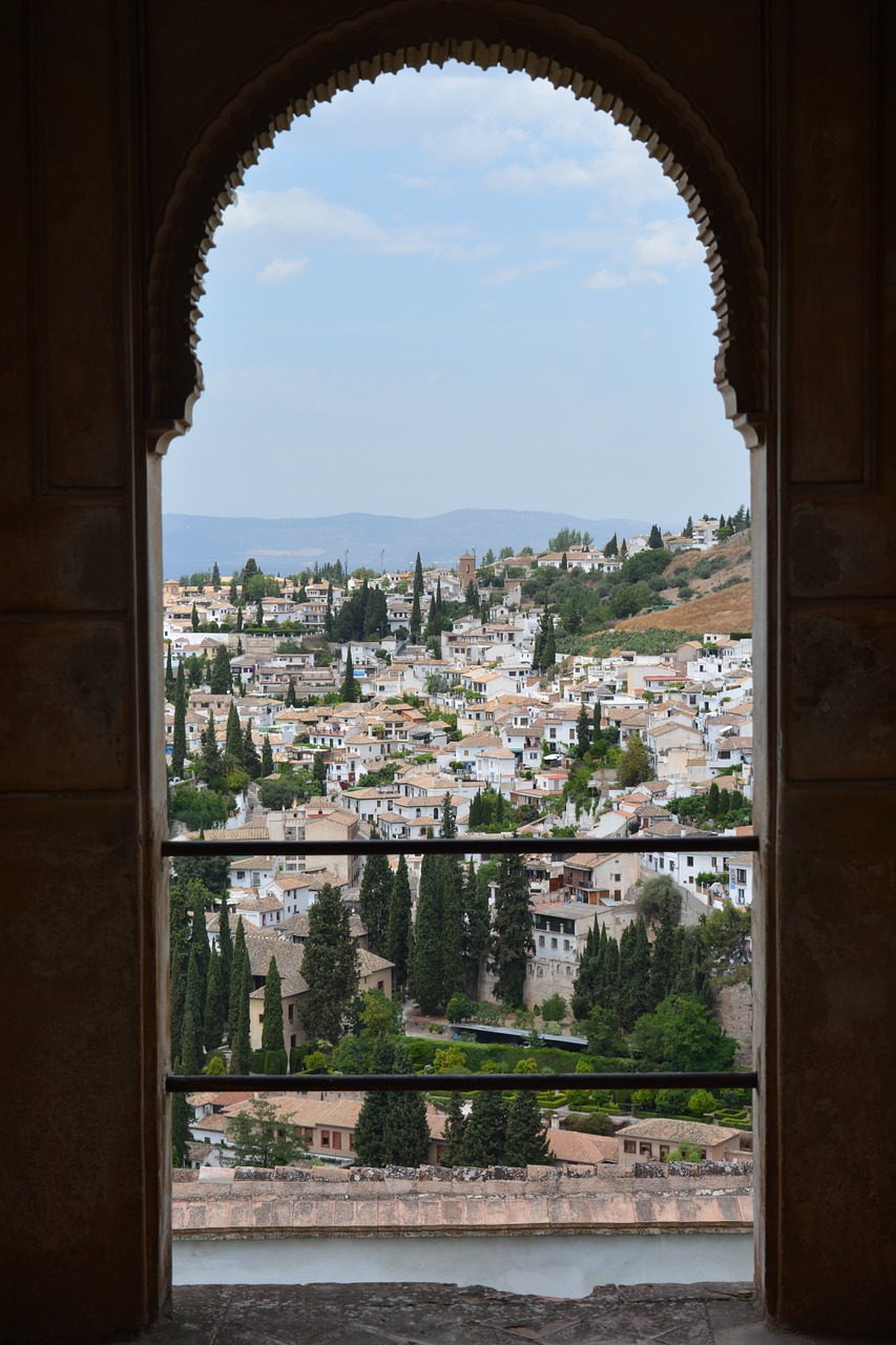 Granada,  Alhambra,  Generalife,  Ispanija,  Architektūra,  Pilis,  Maurų,  Pasaulinis Paveldas,  Arka,  Vaizdas
