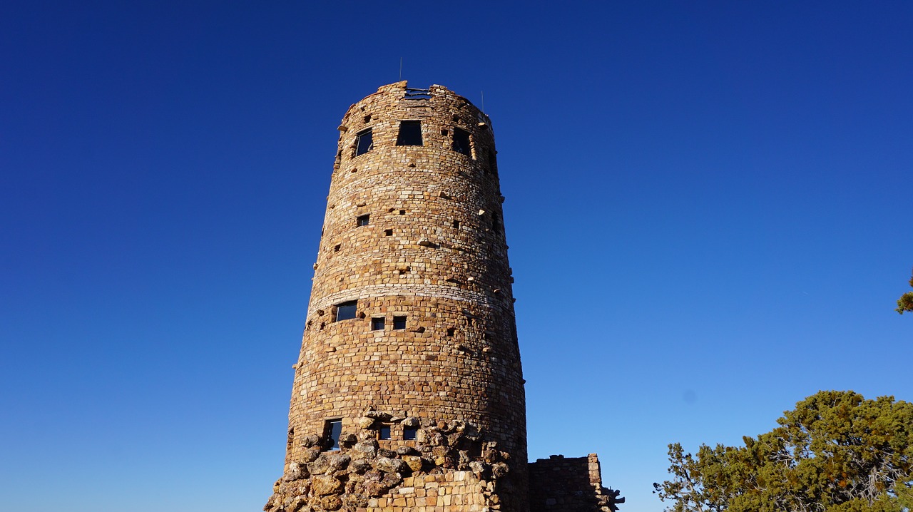 Didysis Kanjonas, Turistų Atrakcijos, Turizmas, Arizona, Nacionalinis Parkas, Rokas, Gamta, Fortas, Senovės, Pilis