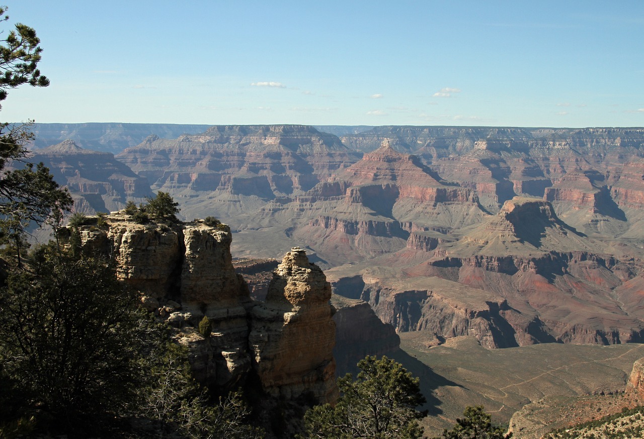 Didysis Kanjonas, Arizona, Nacionalinis Parkas, Colorado, Upė, Vaizdingas, Geologinis, Gamta, Dykuma, Amerikietis