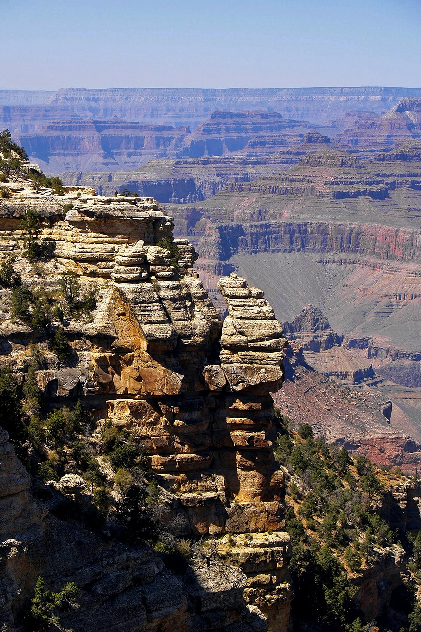 Didysis Kanjonas, Arizona, Usa, Nacionalinis Parkas, Turistų Atrakcijos, Erozija, Natūralus Stebuklas, Akmenys, Gamta, Kraštovaizdis
