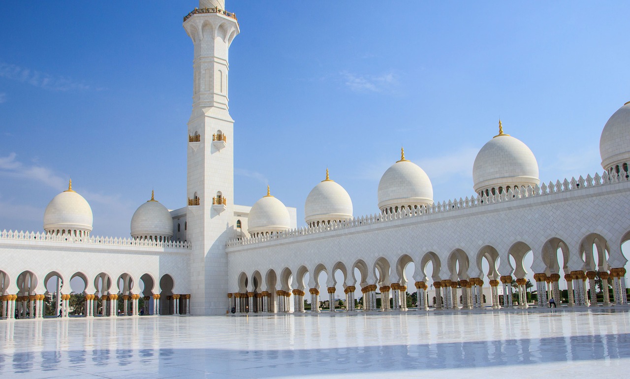 Didžioji Mečetė, Abu Dabis, Zayed, Arabiškas, Religija, Islamic, Žinomas, Šventas, Šventykla, Nemokamos Nuotraukos