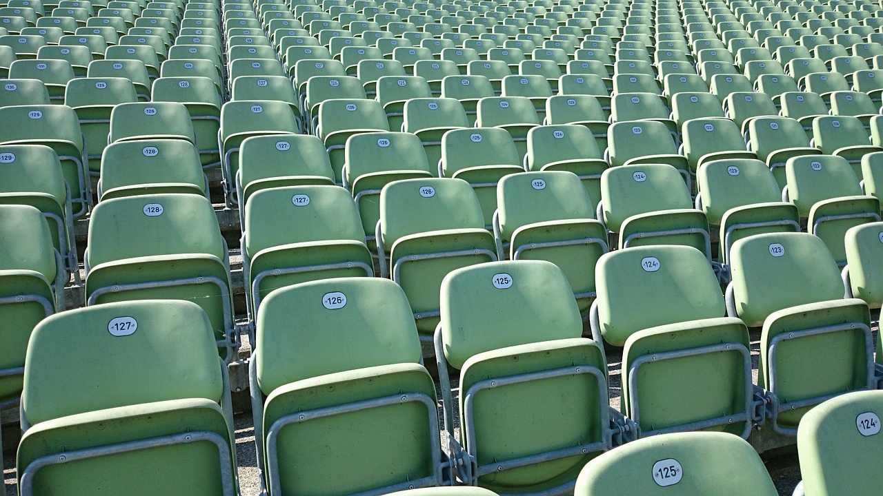 Grandstand, Auditorija, Sėdėti, Kėdės, Kėdė, Serijos, Ženklai, Sektorius, Futbolas, Lauke