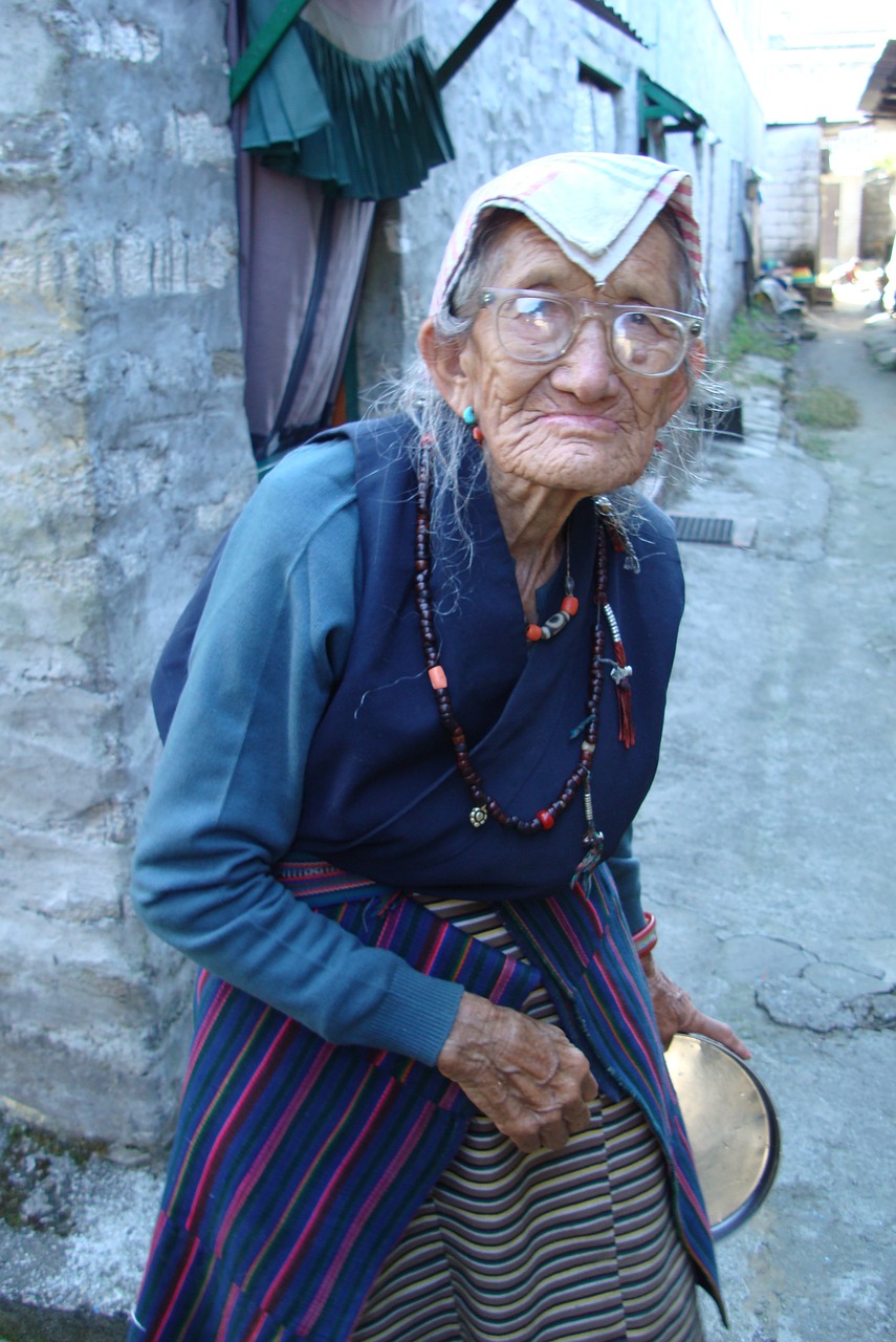 Močiutė, Kultūra, Sena Moteris, Nepalas, Tibetas, Nemokamos Nuotraukos,  Nemokama Licenzija