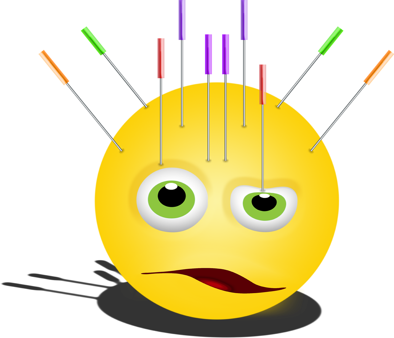 Grafinis,  Jaustukas,  Akupunktūra,  Smiley,  Veidas,  Alternatyvioji Medicina,  Medicina,  Sveikata,  Holistinis,  Tradicinis Gydymas