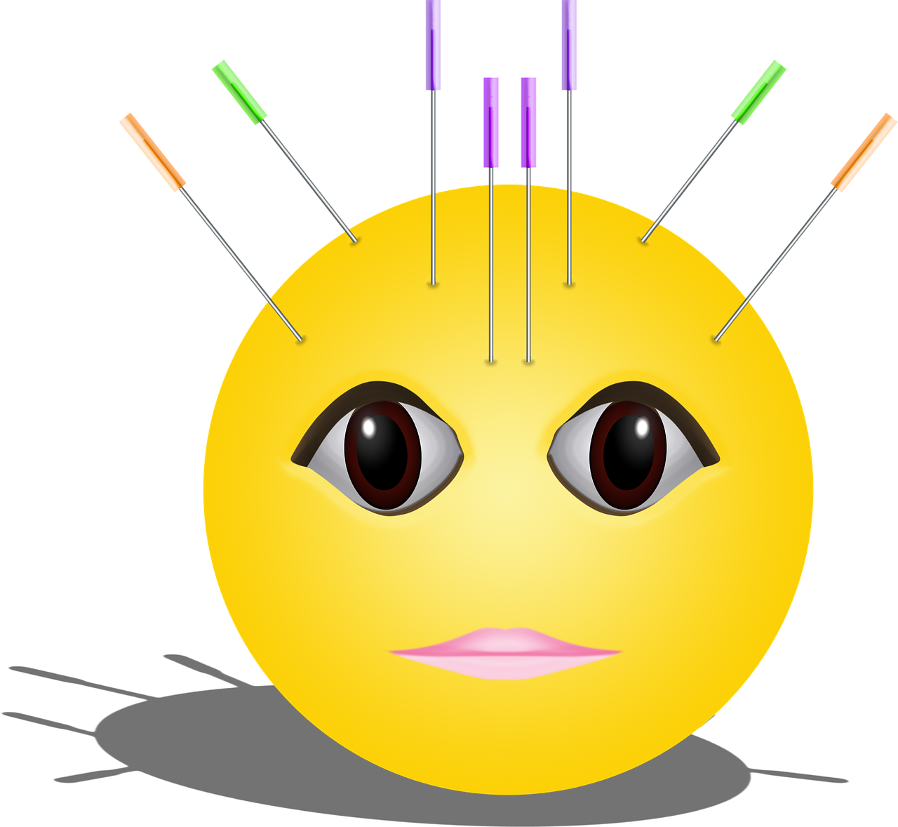 Grafinis,  Jaustukas,  Akupunktūra,  Smiley,  Veidas,  Alternatyvioji Medicina,  Medicina,  Sveikata,  Holistinis,  Tradicinis Gydymas