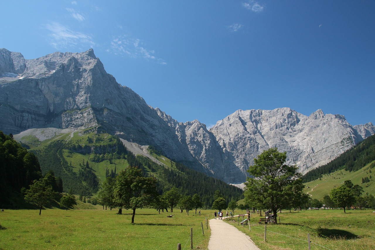 Puikus Ahornbodenas, Austria, Pieva, Kraštovaizdis, Kalnai, Alpių, Žalias, Žygiai, Nemokamos Nuotraukos,  Nemokama Licenzija