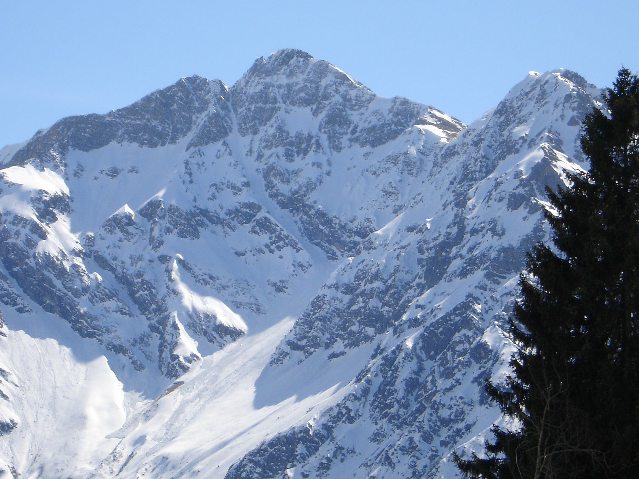 Puikus Ramstinas, Aries Akmuo, Allgäu Alpės, Austria, Kalnas, Kalnai, Žygiai, Žiema, Žiemą, Sniegas