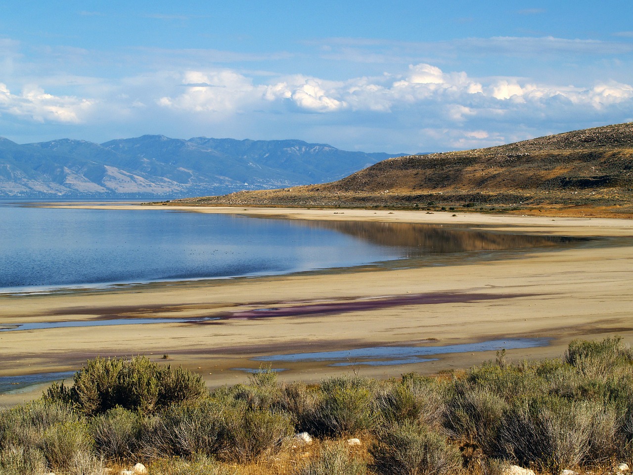 Puikus Druskos Ežeras, Utah, Usa, Vanduo, Kraštovaizdis, Gamta, Kalnas, Nemokamos Nuotraukos,  Nemokama Licenzija