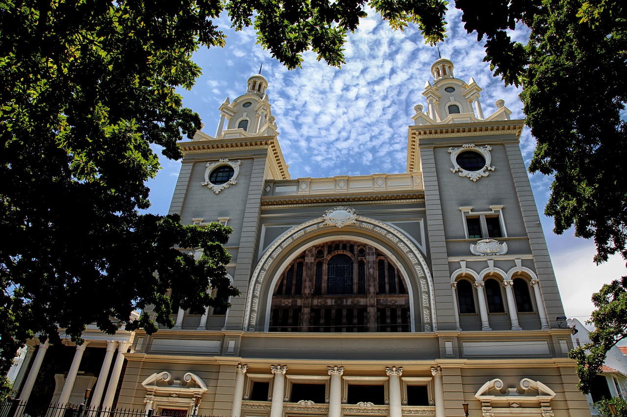 Puiki Sinagoga, Cape Town, Pietų Afrika, Jėzus, Tikėjimas, Religija, Medžiai, Pastatas, Struktūra, Architektūra