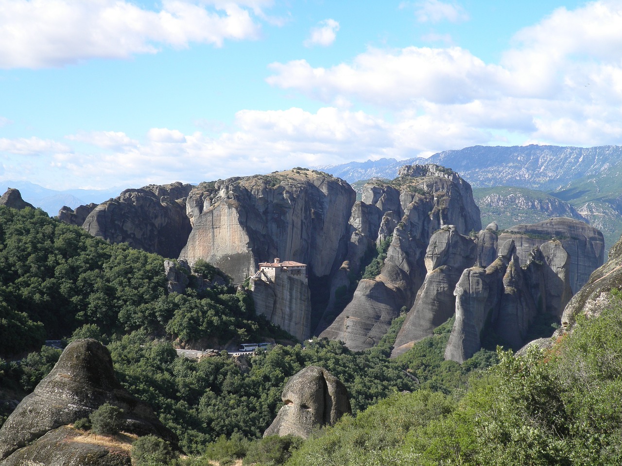 Graikija, Meteora, Vienuolynas, Kalnas, Nemokamos Nuotraukos,  Nemokama Licenzija