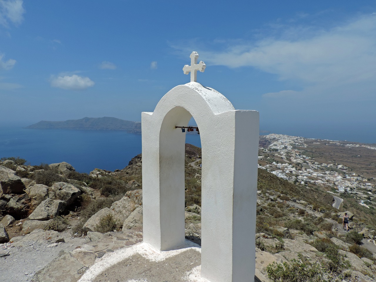 Graikija, Santorini, Ciklai, Bažnyčia, Nemokamos Nuotraukos,  Nemokama Licenzija