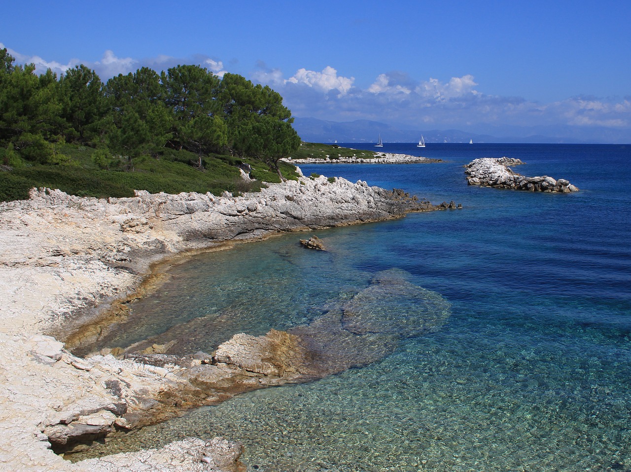 Graikija, Paxos, Gios, Joninis, Graikijos Salos, Vasara, Sala, Jūra, Vanduo, Jūros Dugnas