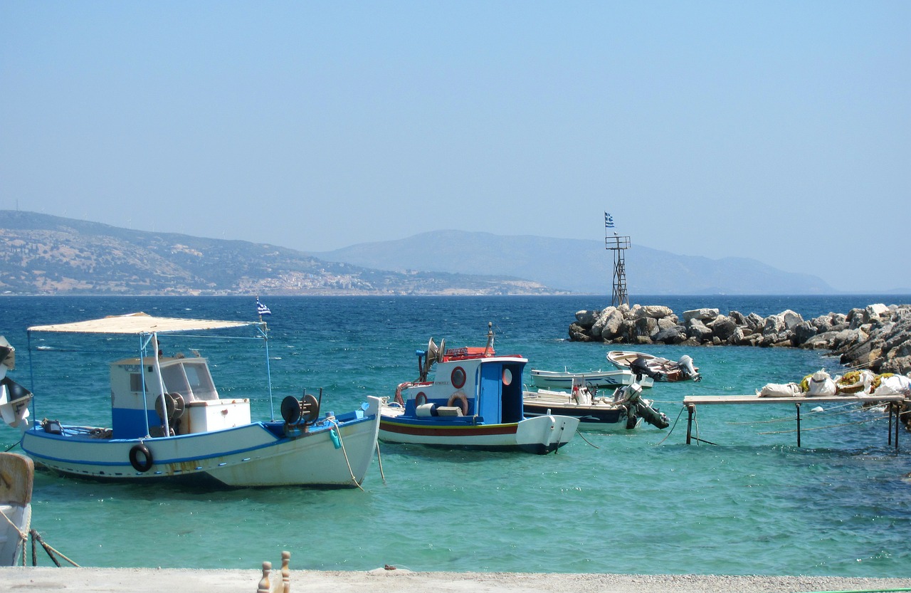 Graikija, Samos, Valtis, Vanduo, Ramybė, Jūra, Marina, Sala, Porto, Atostogos