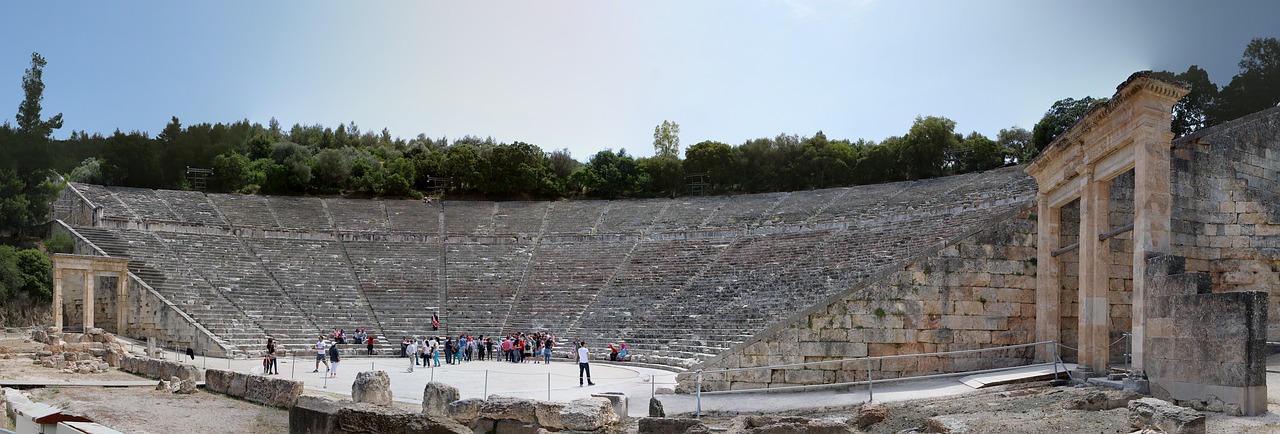 Graikija, Amfiteatras, Istoriškai, Teatras, Griuvėsiai, Lankytinos Vietos, Pastatas, Epidauras, Sveikas, Nemokamos Nuotraukos