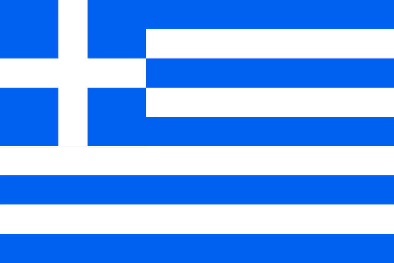 Graikija, Vėliava, Graikų Kalba, Dangaus Mėlynumo, Balta, Nacionalinis, Ženminbi, Blazonas, Azure, Patriotinis