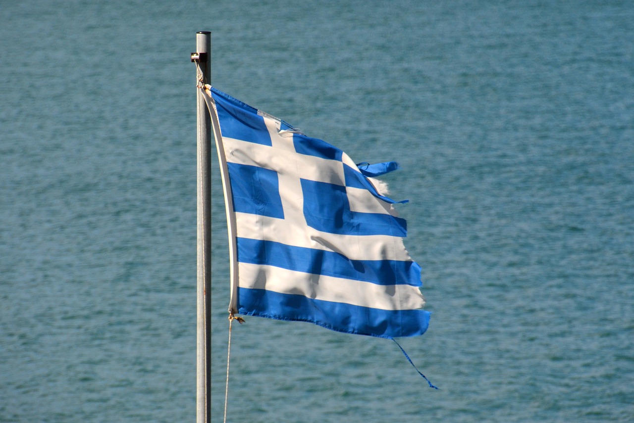 Graikija,  Krizė,  Vėliava,  Nugriauti,  Be Honoraro Mokesčio, Nemokamos Nuotraukos,  Nemokama Licenzija