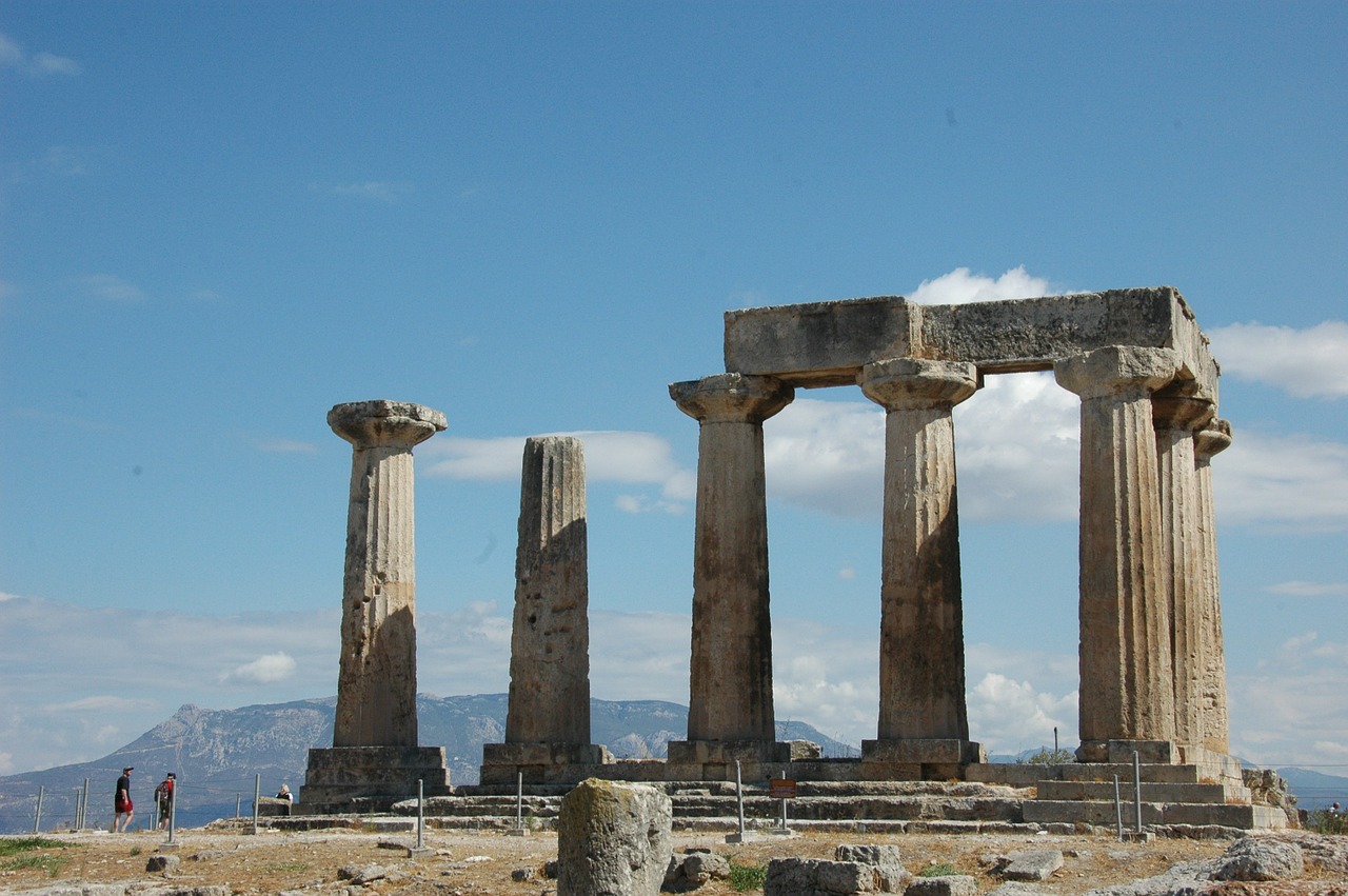 Graikija, Korintijos, Apollo, Nemokamos Nuotraukos,  Nemokama Licenzija