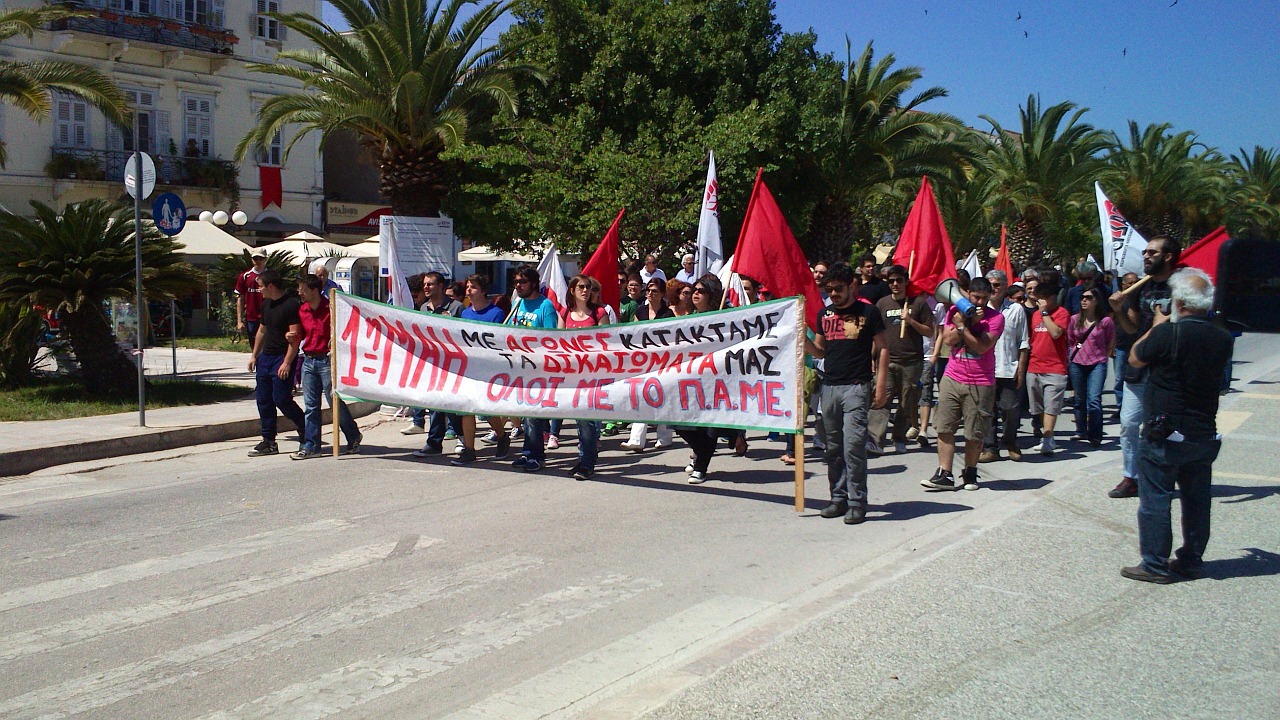 Graikija, Demonstracija, Gali 1, Nemokamos Nuotraukos,  Nemokama Licenzija