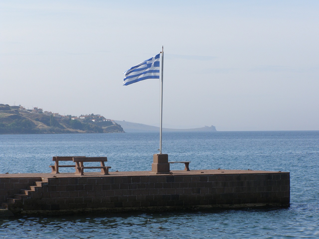Graikija, Vėliava, Jūros Nacionalinis, Kranto, Šalis, Simbolis, Dizainas, Tauta, Patriotizmas, Kultūra