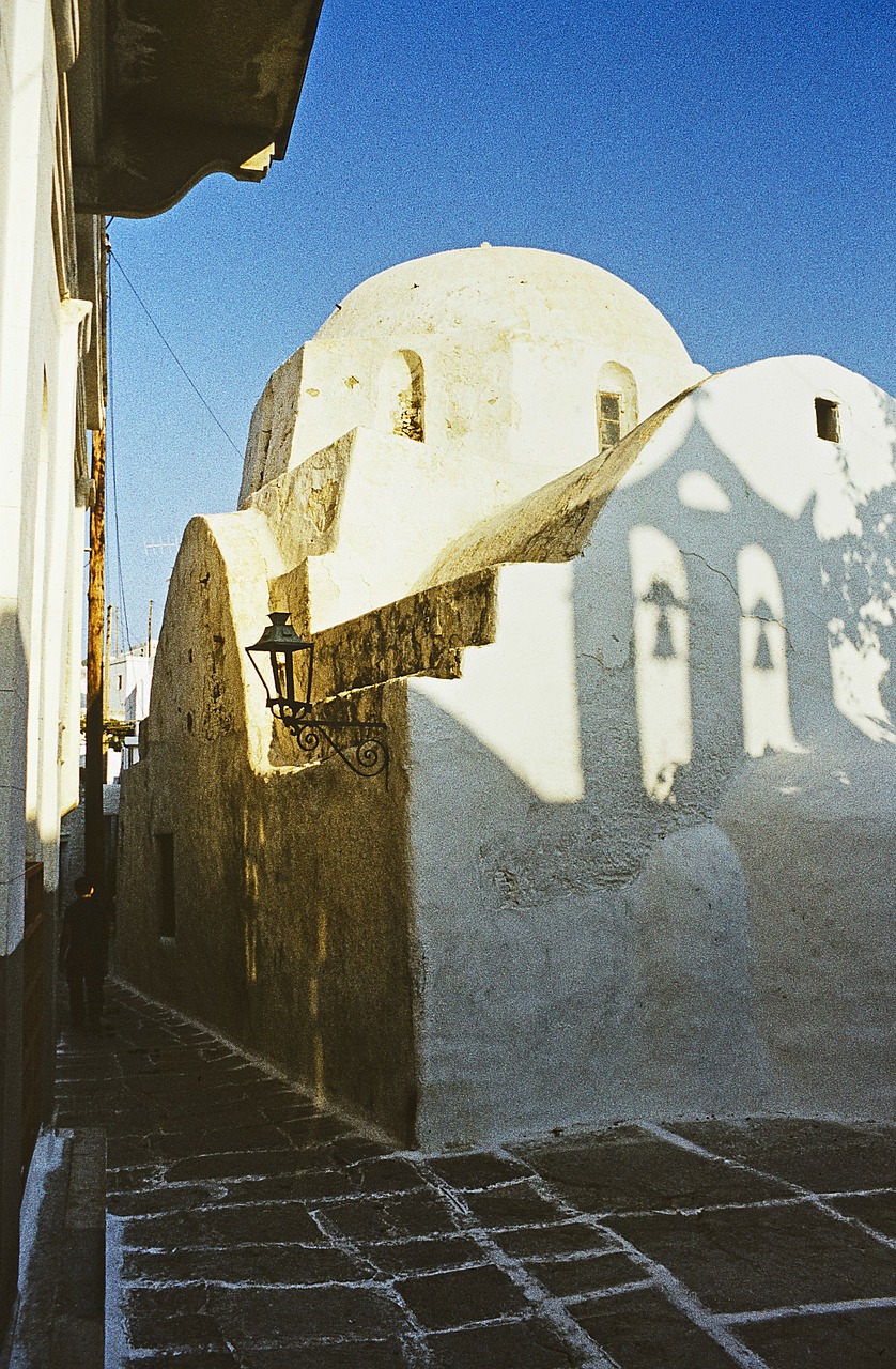 Graikija, Ios, Graikų Sala, Koplyčia, Bažnyčia, Ryto Saulė, Somaia, Ciklai, Ispaniškas, Varpinė