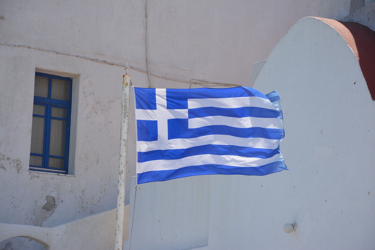 Graikija, Vėliava, Graikų Kalba, Europa, Euras, Euro Krizė, Europietis, Graikai, Greksitas, Mėlynas