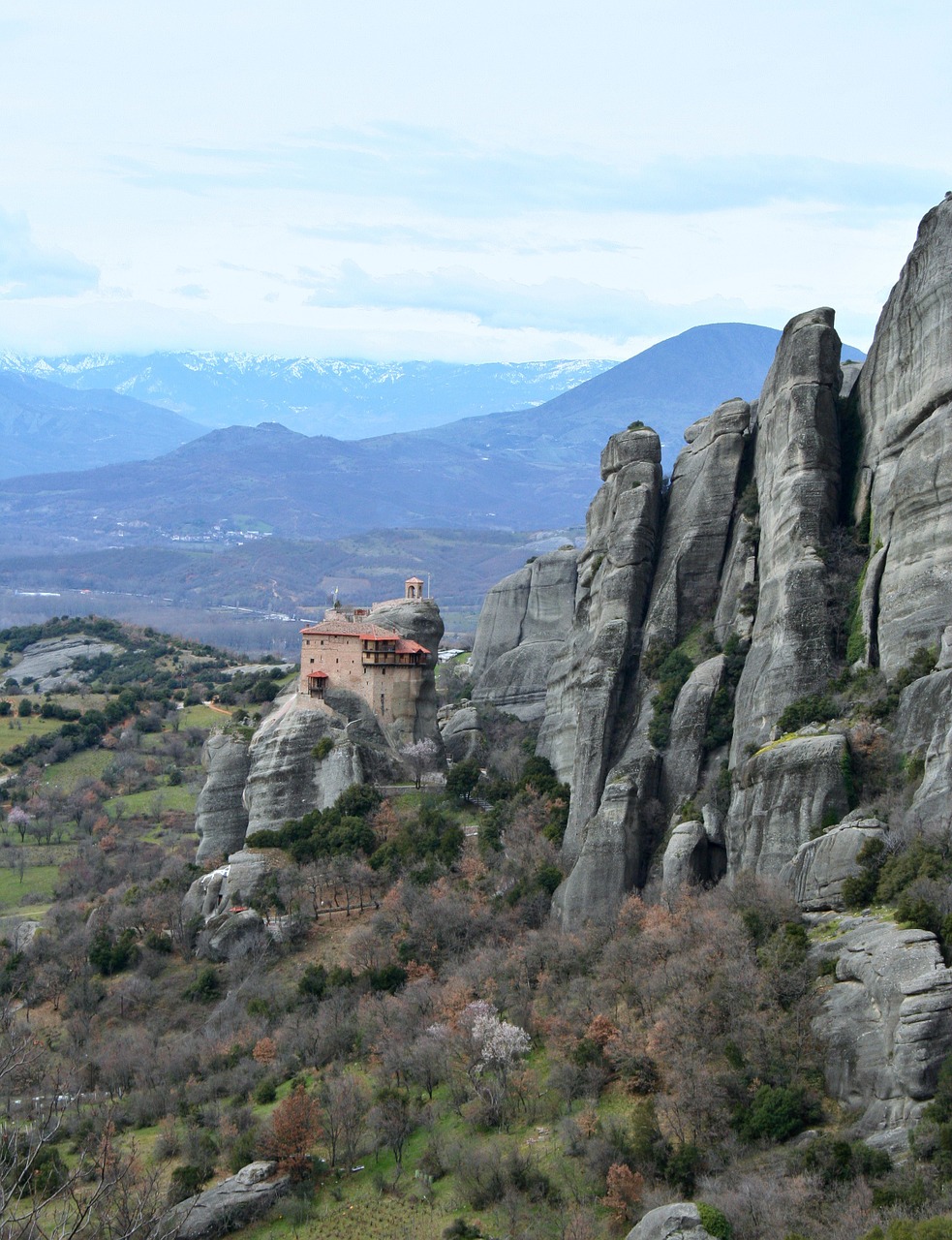 Graikija, Meteora, Meteoras, Meteorai, Meteora Graikija, Monastyr, Monastyr Meteoras, Meteoros Vienuolynas, Meteorų Vienuolynas, Gamta