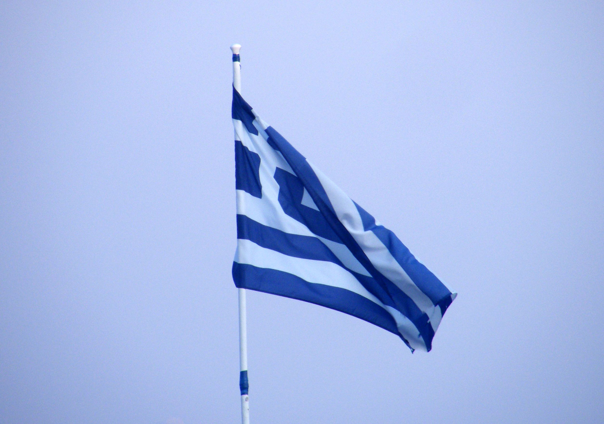 Graikija,  Vėliava,  Vėjas,  Graikijos Vėliava, Nemokamos Nuotraukos,  Nemokama Licenzija