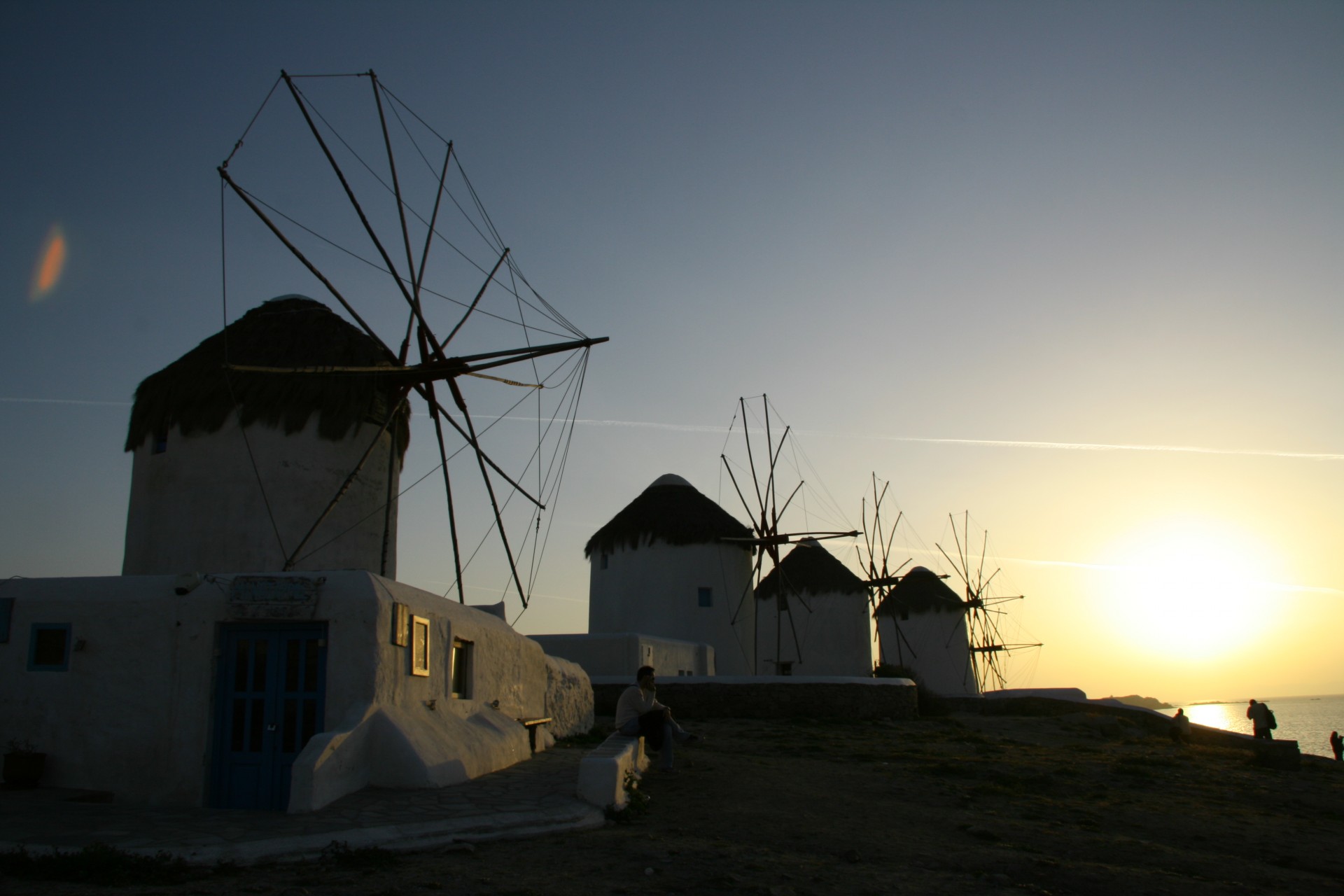 Graikų Kalba,  Sala,  Mykonos,  Vėjo Malūnas,  Graikų Salos Mykonos Vėjo Malūnas, Nemokamos Nuotraukos,  Nemokama Licenzija