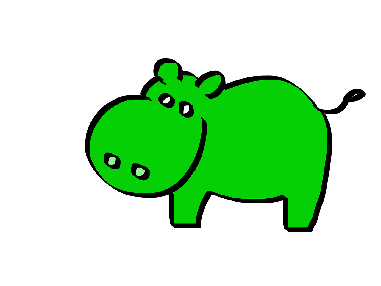 Žalias, Hippo, Animacinis Filmas, Pelėnas, Nemokamos Nuotraukos,  Nemokama Licenzija