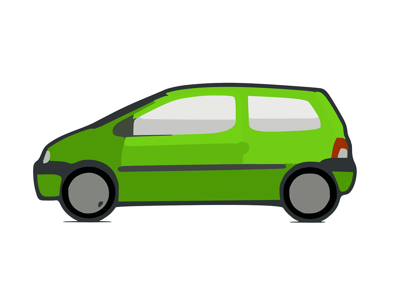 Žalias, Automobilis, Mažai, Kompaktiška, Nemokama Vektorinė Grafika, Nemokamos Nuotraukos,  Nemokama Licenzija