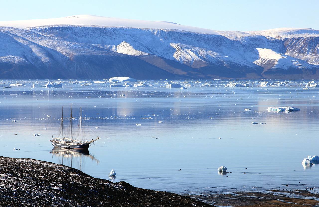 Grenlandija, Valtis, Burlaivis, Ledas, Gamta, Laivas, Nemokamos Nuotraukos,  Nemokama Licenzija