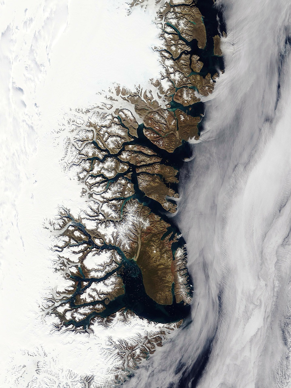 Grenlandija, Fjordai, Ledas, Žiema, Oro Vaizdas, Arktinė, Šaltas, Nemokamos Nuotraukos,  Nemokama Licenzija