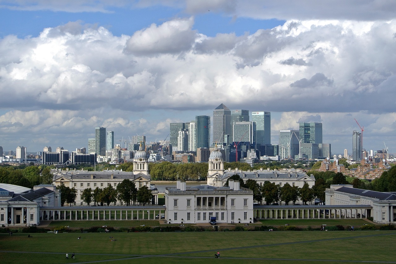Greenwich, Kanarų Prieplauka, Londonas, Architektūra, Miestas, Uk, Miesto Panorama, Orientyras, Kapitalas, Nemokamos Nuotraukos