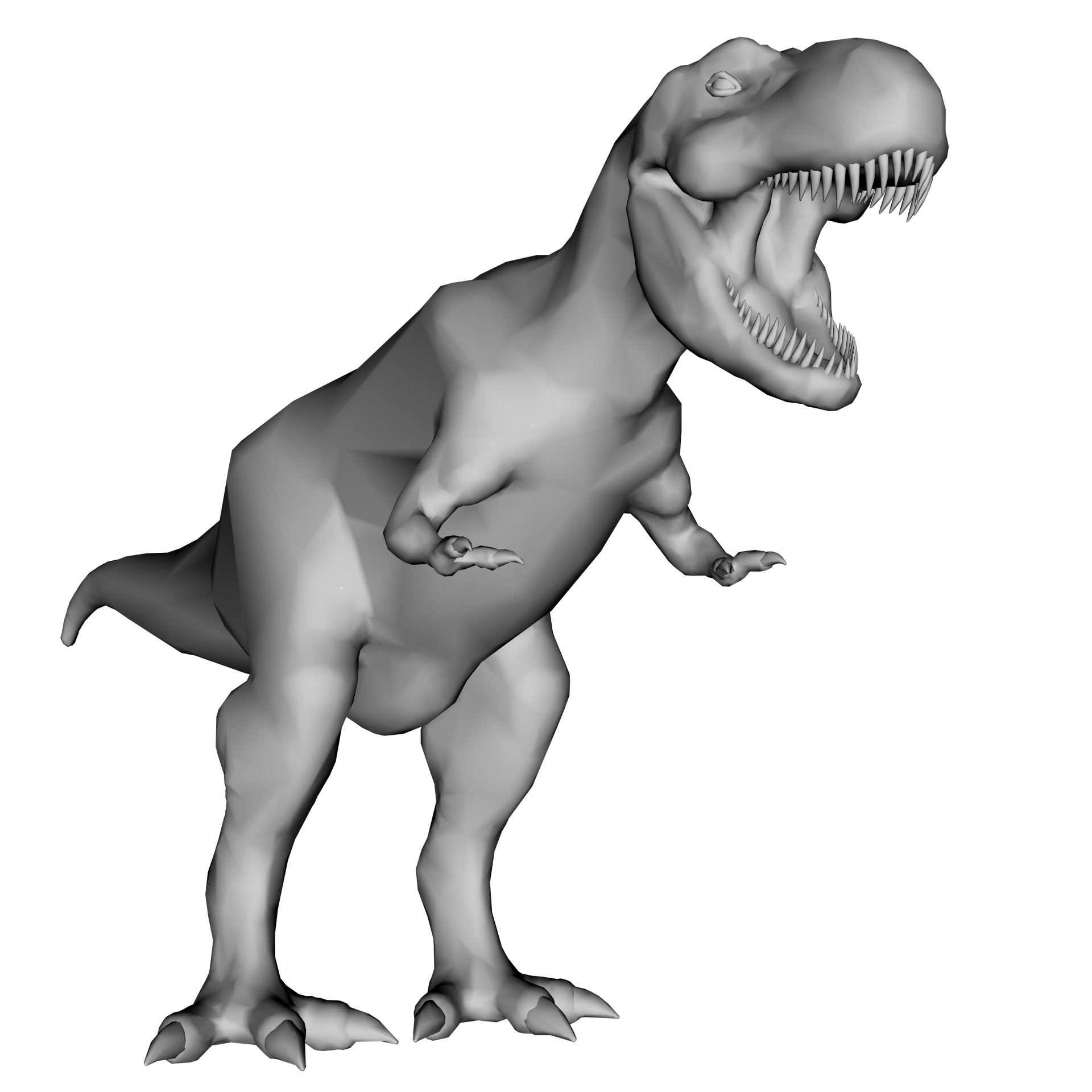 Piešimas,  3D,  T-Rex,  Trex,  Izoliuotas,  Balta & Nbsp,  Fonas,  Kretažiedis,  Tyrannosaurus & Nbsp,  Rex