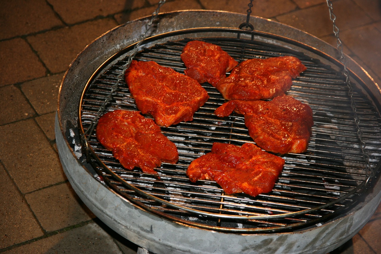 Grilis, Mėsa, Barbekiu, Kepsniai, Kepti Ant Grotelių, Skanus, Valgyti, Maistas, Jautiena, Vasara