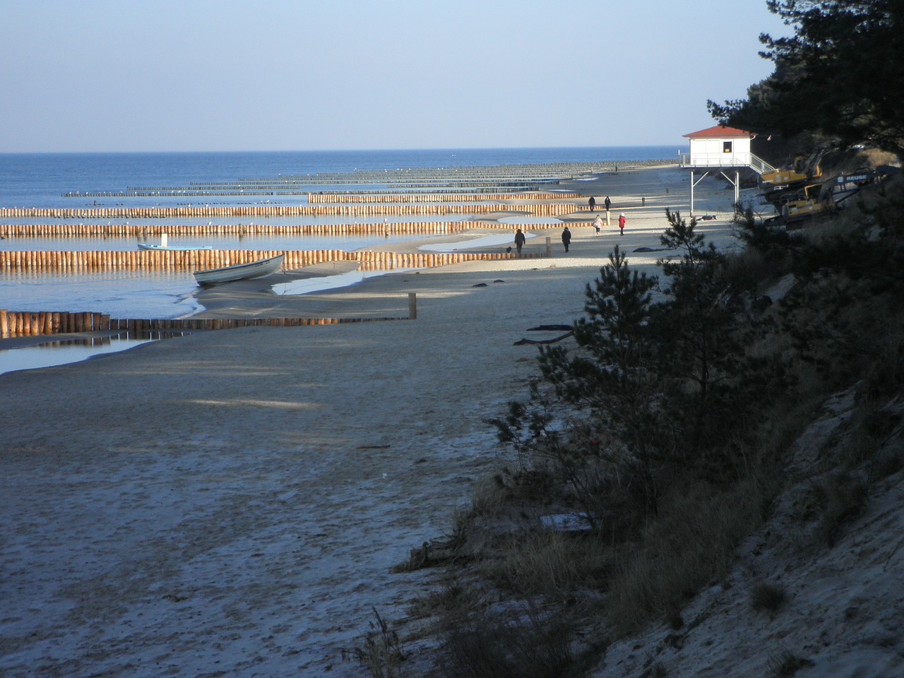 Groynes, Vandens Struktūros, Mediniai Laiptai, Naujas, Apsaugos Priemonės, Pušis, Papludimys, Sala Usedom, Nemokamos Nuotraukos,  Nemokama Licenzija