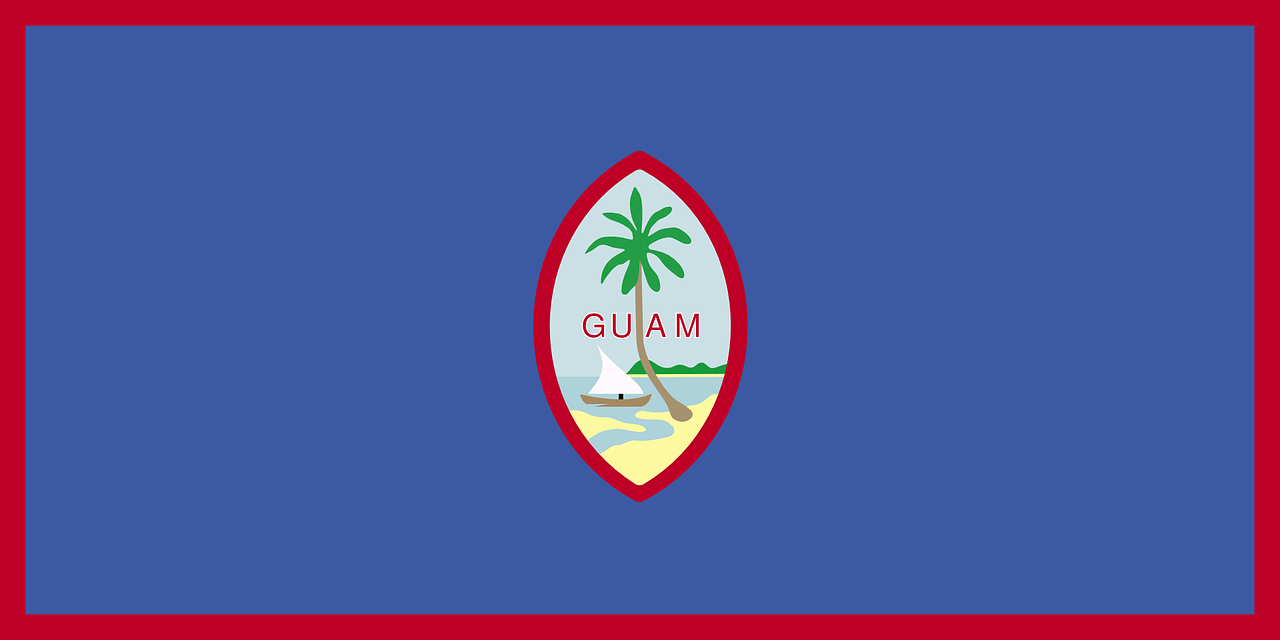 Guamas, Vėliava, Pareigūnas, Teritorija, Sala, Neinkportuotas, Usa, Amerikietis, Vakarų Ramiojo Vandenyno Regionas, Mikronezija