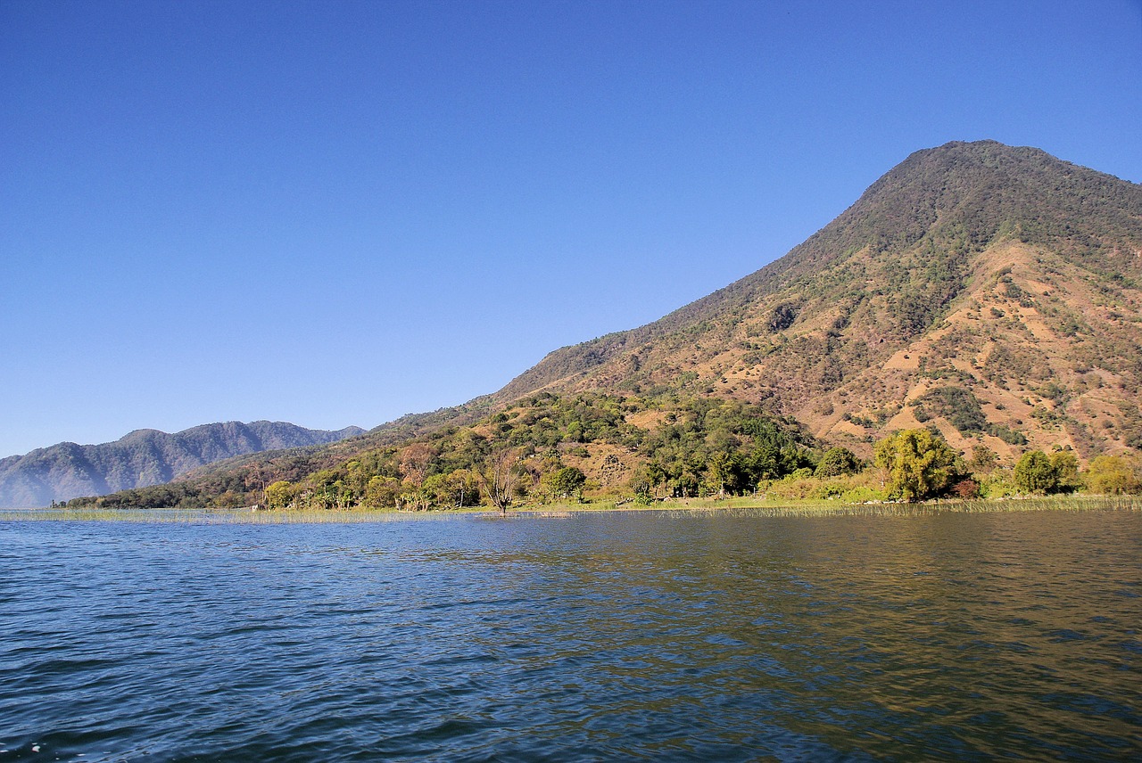 Gvatemala, Ežeras, Atitlan, Vulkanas, Kūgis, Ežeras Atitlán, Nemokamos Nuotraukos,  Nemokama Licenzija