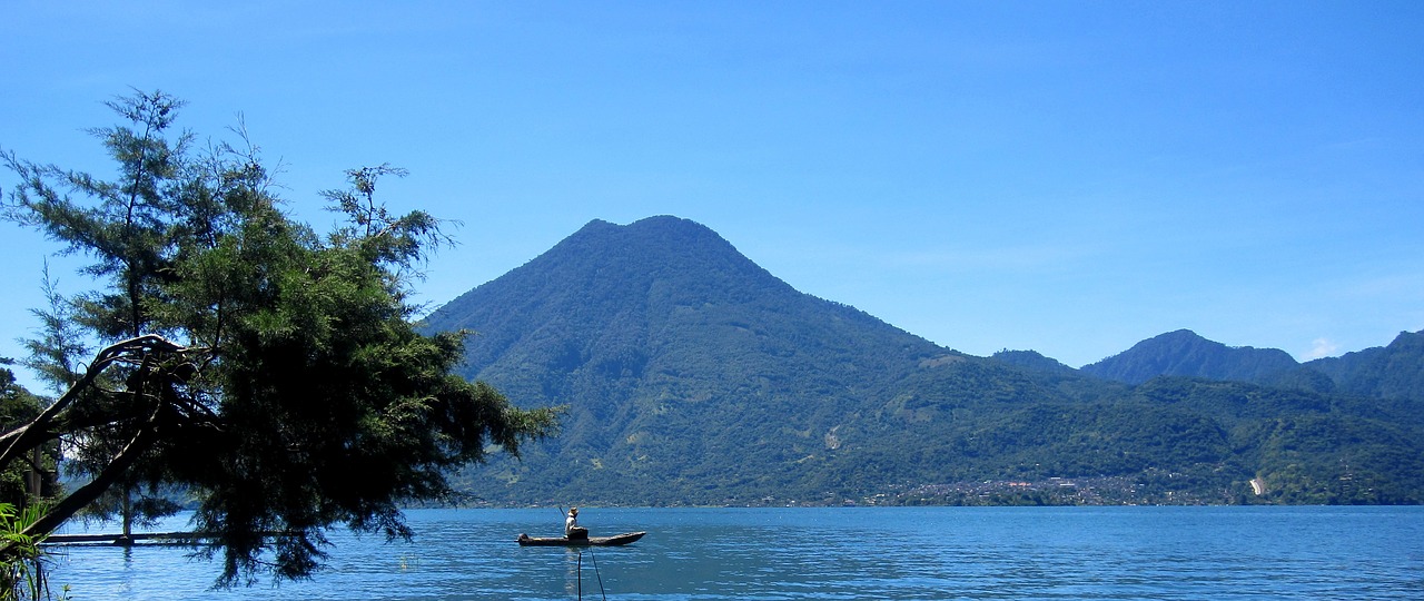 Atitlan Ežeras, Gvatemala, Ežeras, Indijos, Žvejyba, Vulkanas, Nemokamos Nuotraukos,  Nemokama Licenzija