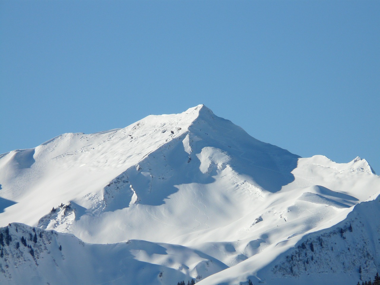 Guentlespitze, Alpių, Allgäu, Kalnas, Sniego Kupolas, Sniego Kalnas, Žiemą, Gražus, Šaltas, Ledinis