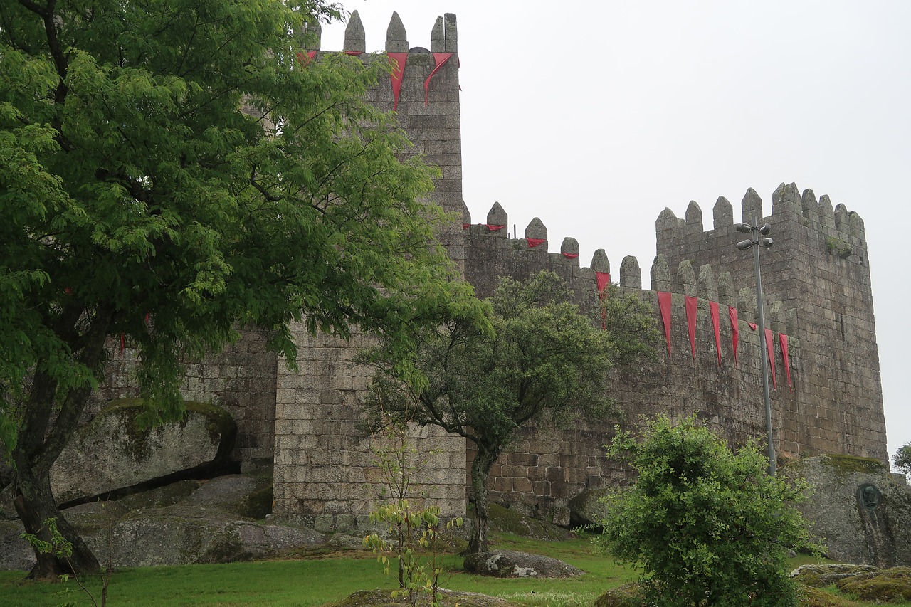 Guimaraes,  Pilis,  Sienos, Nemokamos Nuotraukos,  Nemokama Licenzija