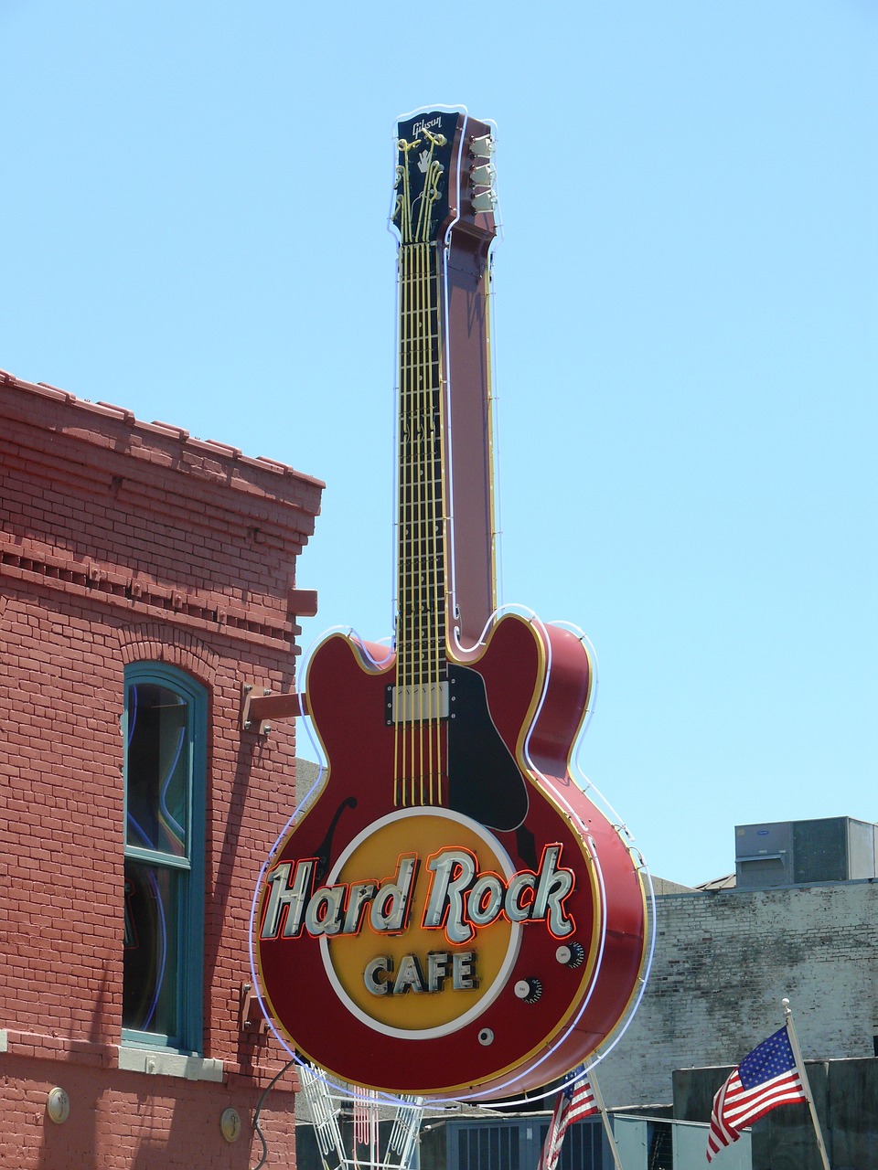 Gitara, Hard Rock Cafe Memphis, Memfis, Usa, Amerikietis, Nemokamos Nuotraukos,  Nemokama Licenzija
