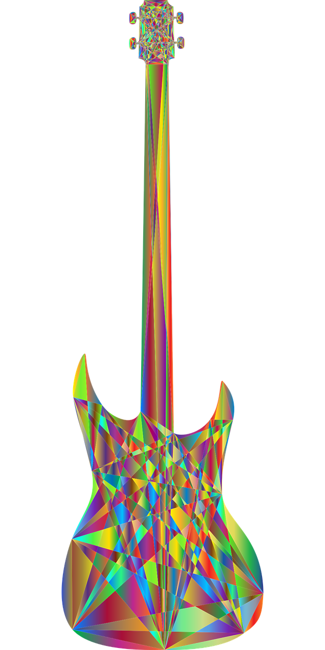 Gitara, Instrumentas, Muzika, Menas, Garsas, Garso Įrašas, Bosas, Chromatinis, Spalvinga, Dekoratyvinis