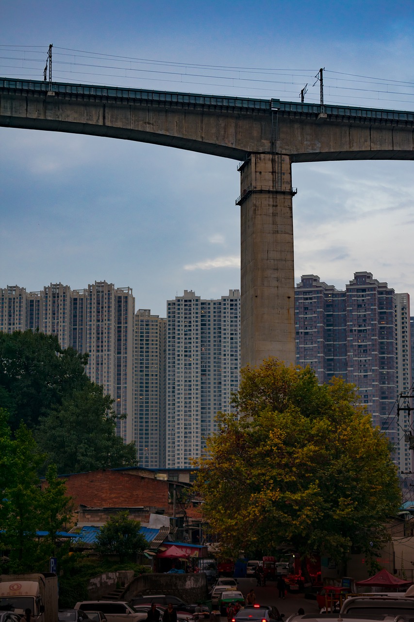 Guizhou, Guiyang, Perduoti, Greitųjų Geležinkelių Keliai, Nemokamos Nuotraukos,  Nemokama Licenzija