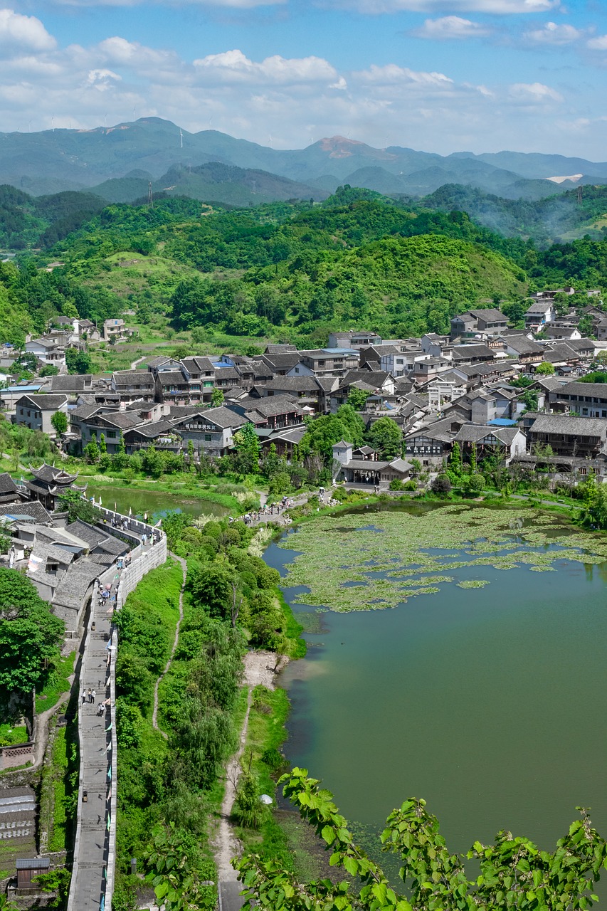 Guizhou,  Guiyang,  Qingyan Senovės Miestas,  Miestelis,  Žalia Roko,  Huaxi Qingyan,  Kurortuose,  Miesto Sienos,  Saulėtas Senamiestis, Nemokamos Nuotraukos