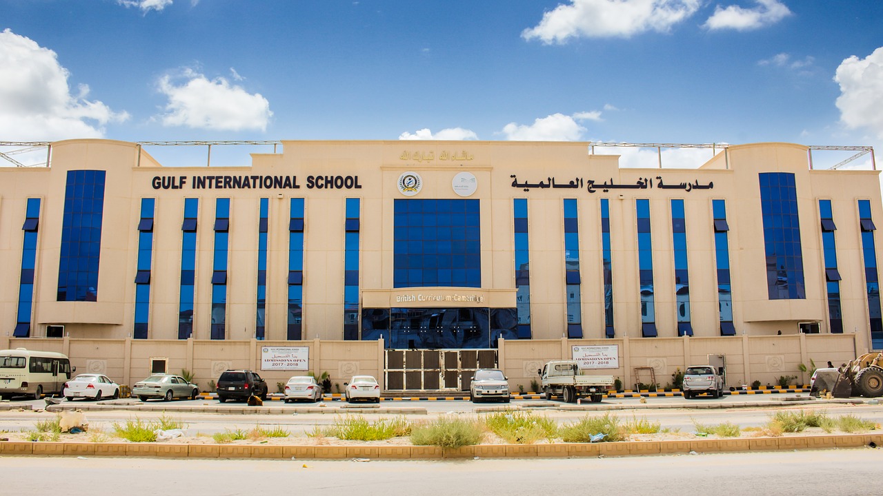 Persijos Įlankos Tarptautinė Mokykla, Saudo Arabija, Mokyklos Pastatas, Architektūra, Saudi, Mokykla, Žvalgyba, Arabija, Mokytis, Kompiuteris
