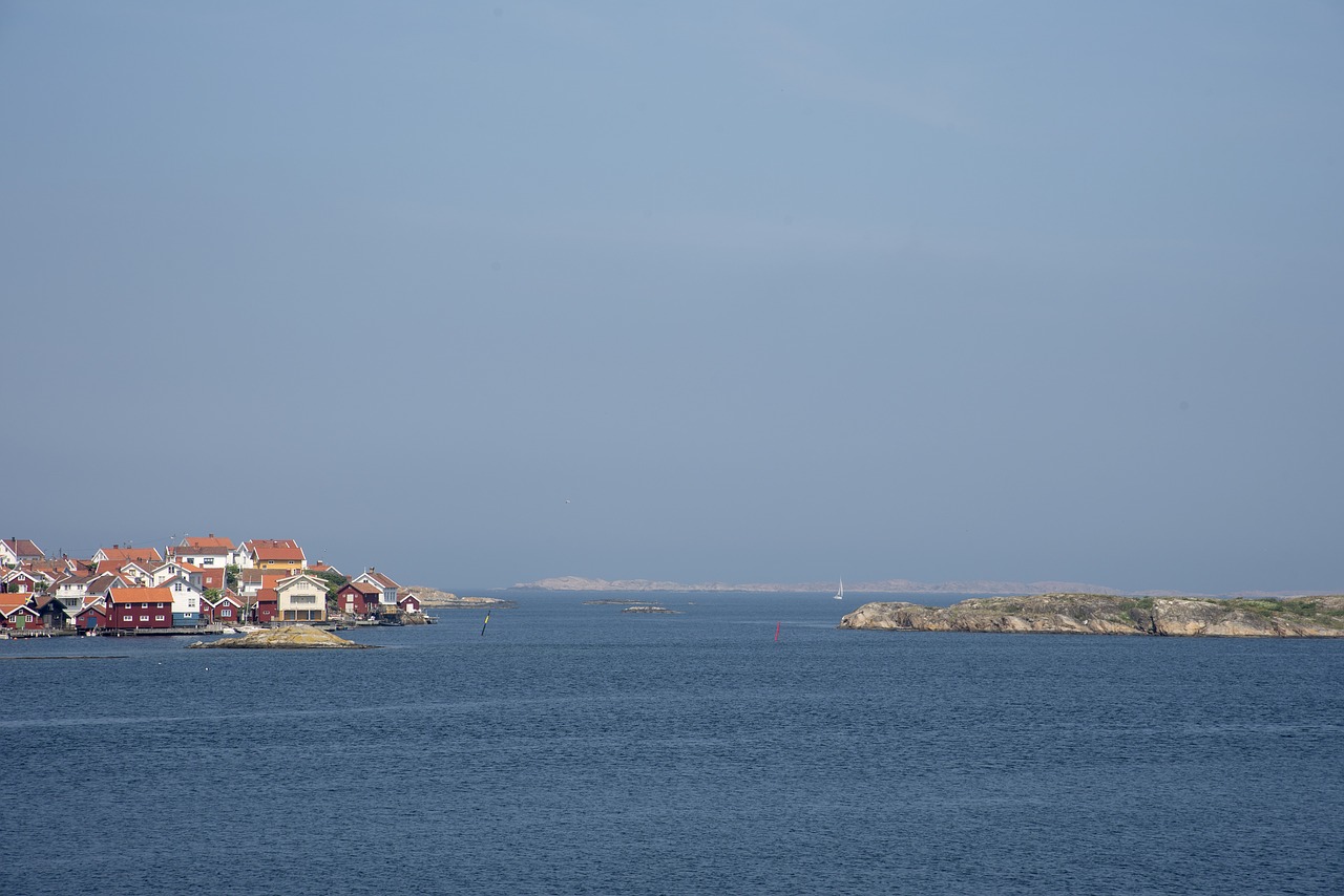 Gulholmeno,  Jūra,  Natūrali Jūros,  Vasara,  Archipelagas,  Vandens,  Himmel,  Švedija,  Saulės,  Bohuslän