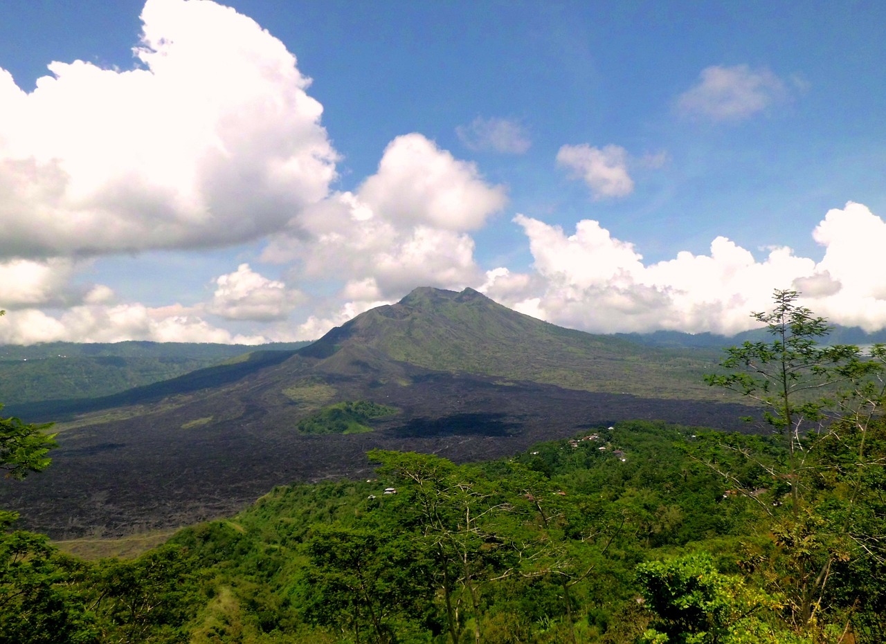 Gunung Batur, Kintamani, Bali, Indonezija, Kalnas, Panorama, Kraštovaizdis, Gražus, Gamta, Natūralus